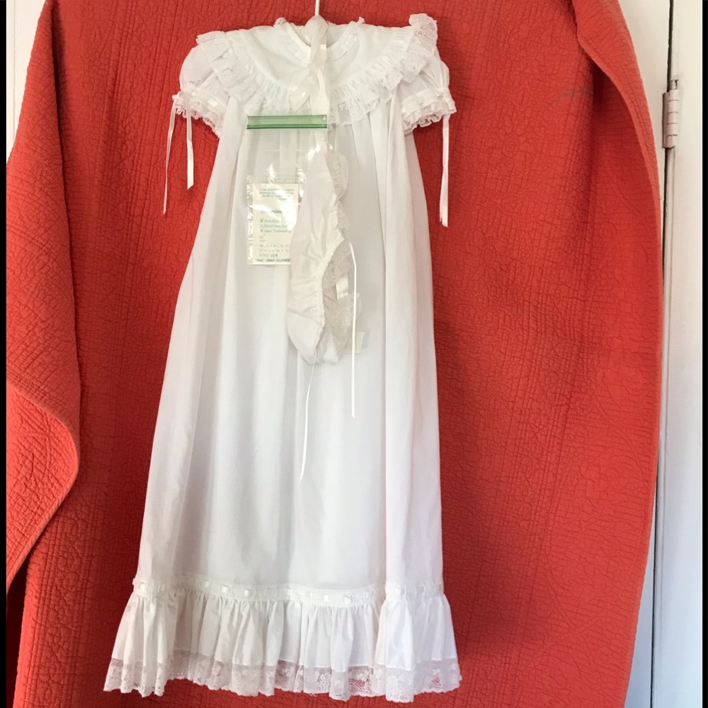 Glorimont Christening Baptism Gown Swiss Lace BABY